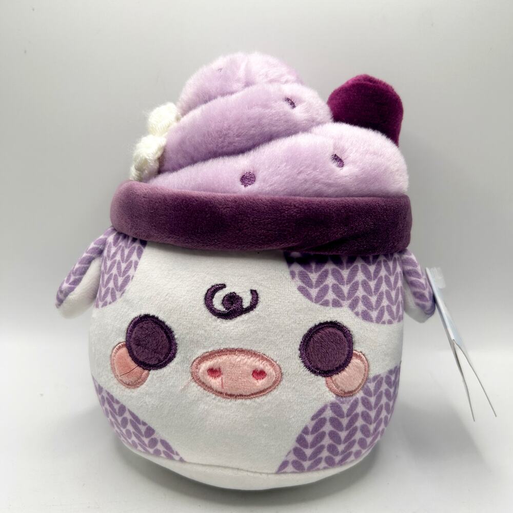 Cuddle Barn PlushGoals Lil Series Knit Mooshake Stuffed Animal NWT